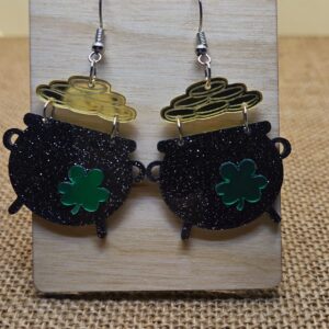 Enchanted Pot of Gold Earrings