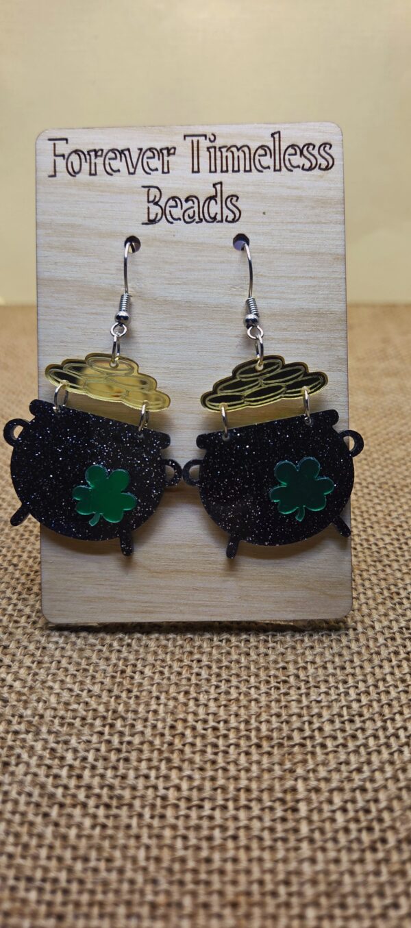 Enchanted Pot of Gold Earrings