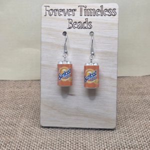 Citrus Sunkist Orange Earrings