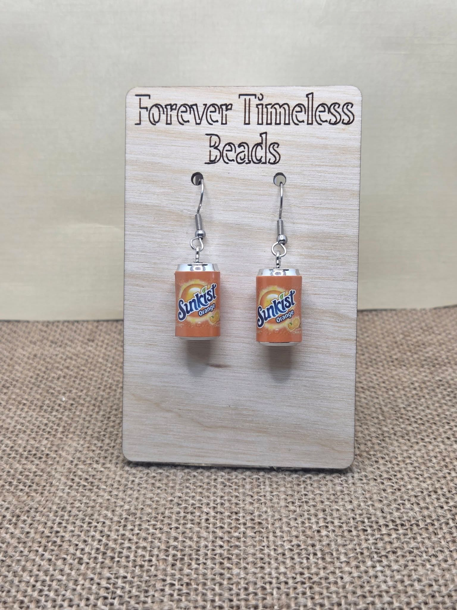 Citrus Sunkist Orange Earrings