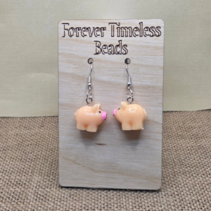 Playful Pig Earrings