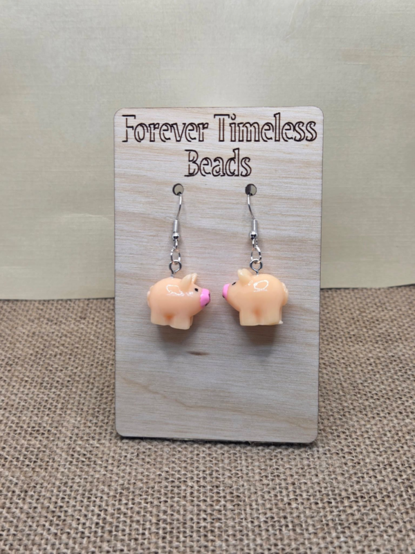 Playful Pig Earrings