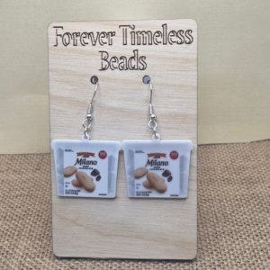 Milano Dark Chocolate Cookie Pack Earrings