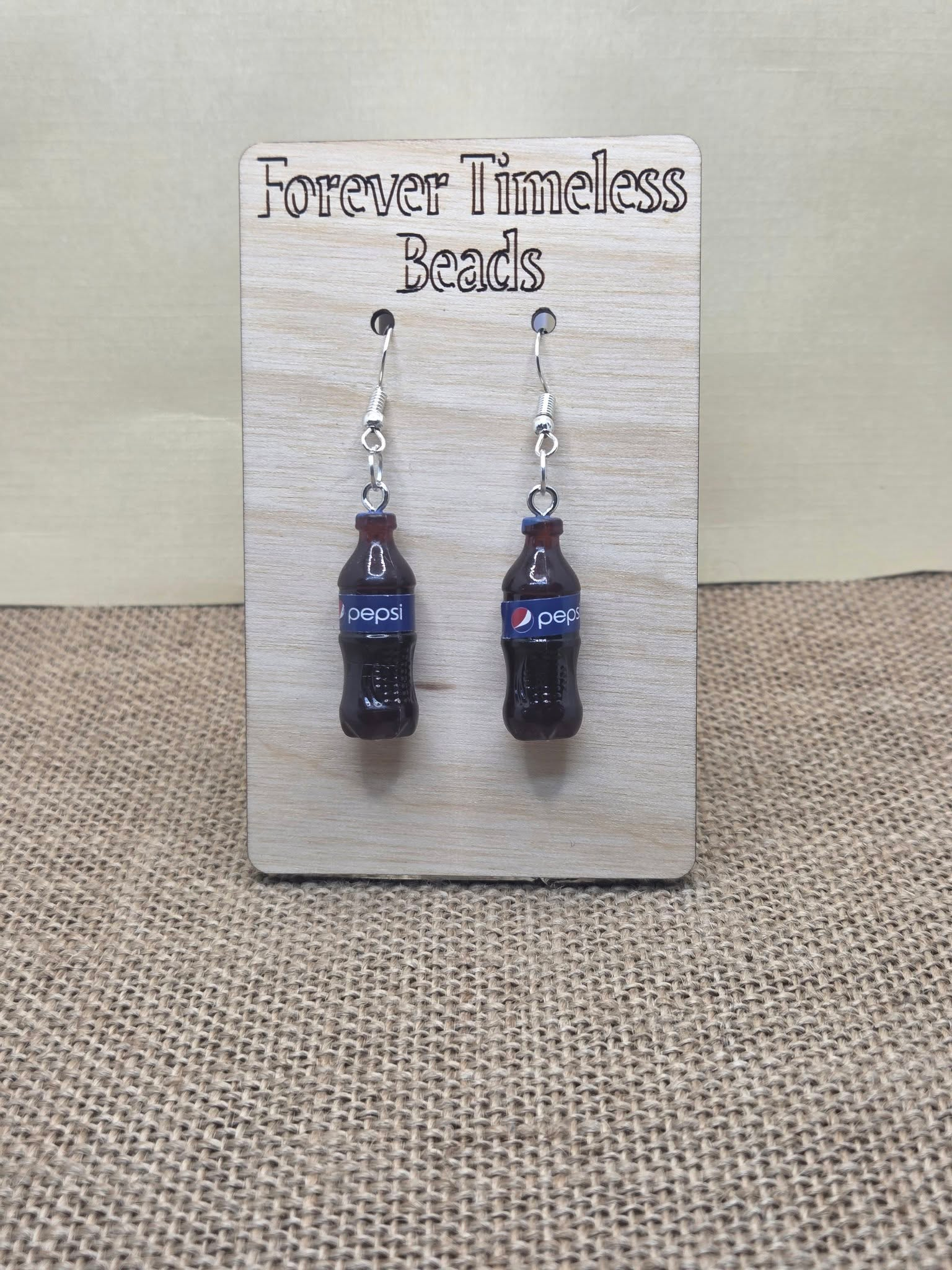 Classic Soda Pop Pepsi Mini Earrings