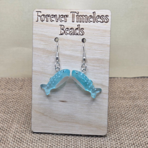 Whimsical Whale Shark Earrings