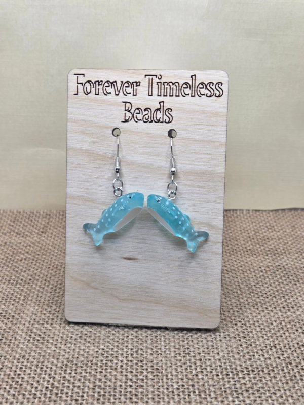 Whimsical Whale Shark Earrings