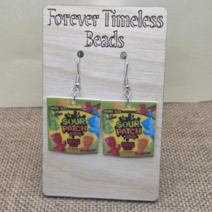 Sour Patch Kids Big Kids Candy Earrings