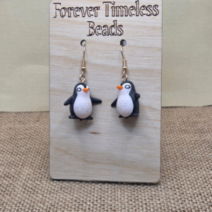 Cute Penguin Charm Earrings