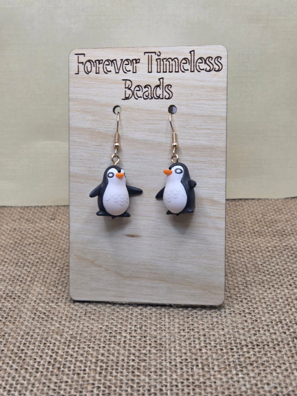 Cute Penguin Charm Earrings