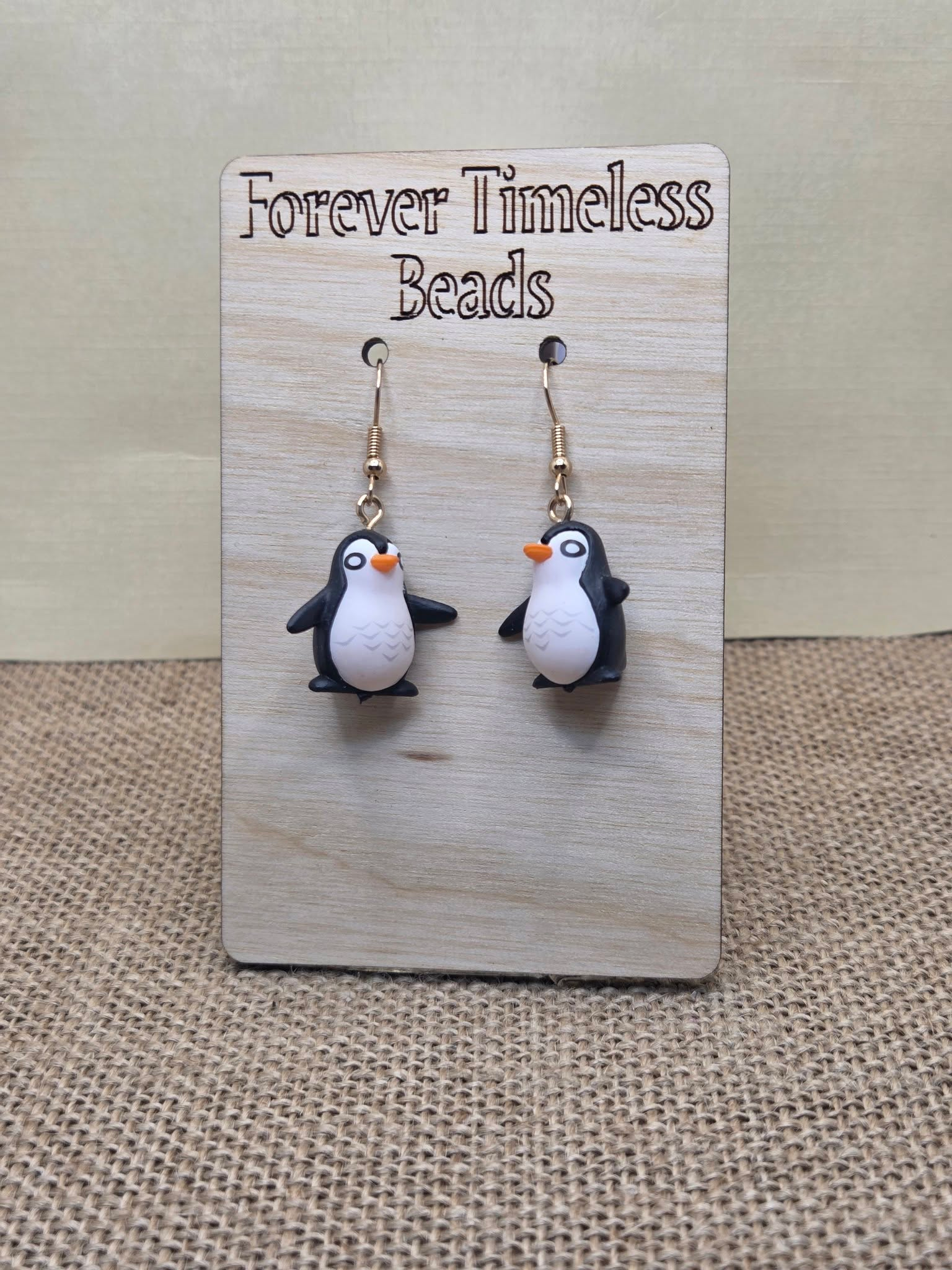 Cute Penguin Charm Earrings