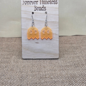 Retro Ghost Pacman Earrings