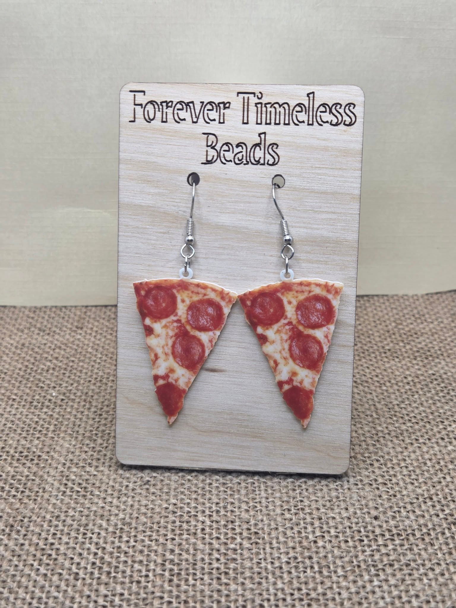 Slice of Fun Pizza Earrings